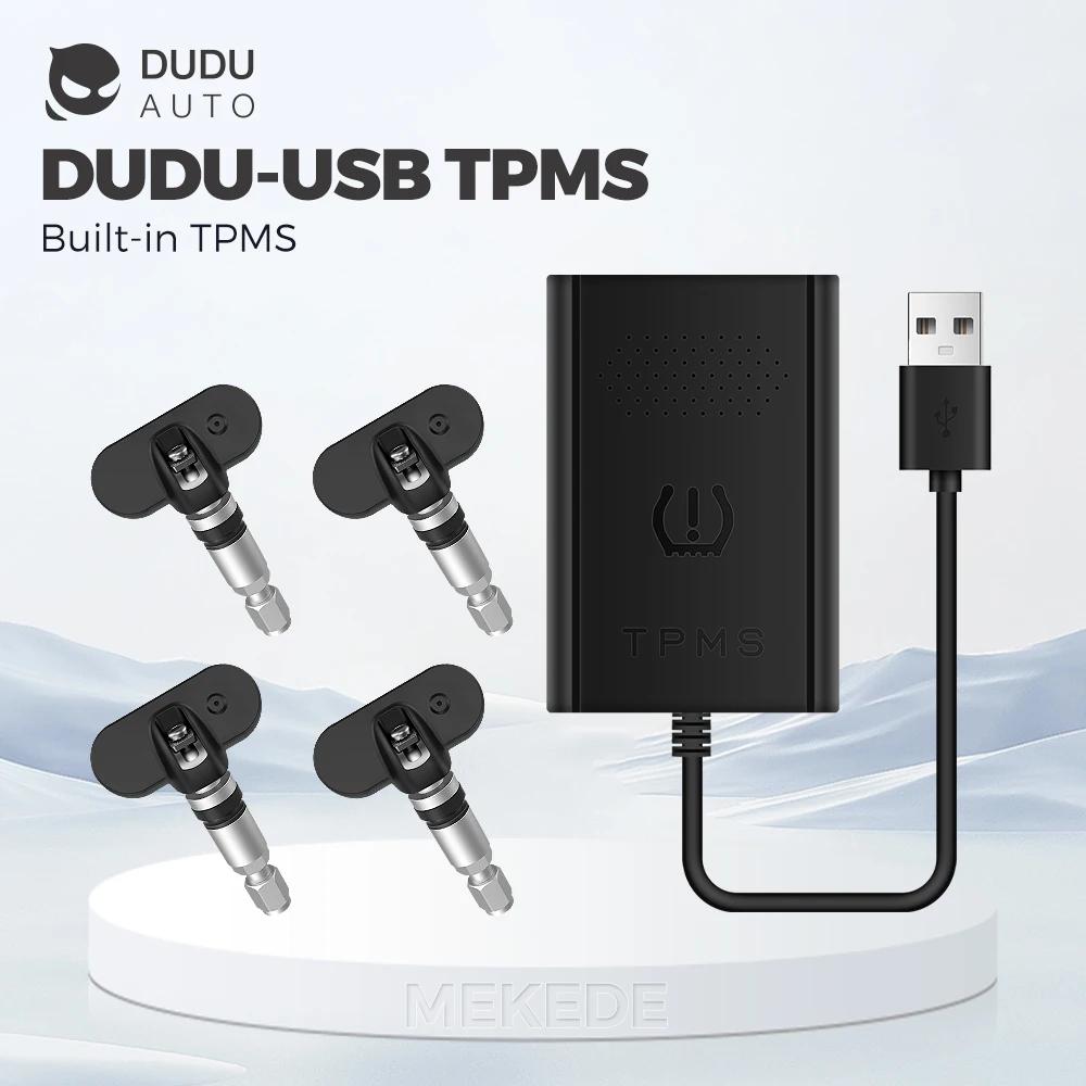 DUAUTO DU6 DU7 ȵ̵ ̼ USB TPMS, ǴϿ  Ĩ 溸, Ÿ̾ з ͸ ý,  4  